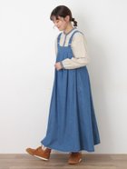 【サマンサモスモス/Samansa Mos2】の前タックジャンパースカート 人気、トレンドファッション・服の通販 founy(ファニー) ファッション Fashion レディースファッション Fashion for Women スカート Skirts thumbnail ブルー|ID: prp329100004767824 ipo3291000000034530637