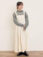 【サマンサモスモス/Samansa Mos2】の前タックジャンパースカート 人気、トレンドファッション・服の通販 founy(ファニー) ファッション Fashion レディースファッション Fashion for Women スカート Skirts thumbnail キナリ|ID: prp329100004767824 ipo3291000000035049153