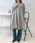 【アズノウアズ プラス/AS KNOW AS plus】の♪プリーツ切り替えシャツワンピース グレンCHK|ID: prp329100004767837 ipo3291000000034530796