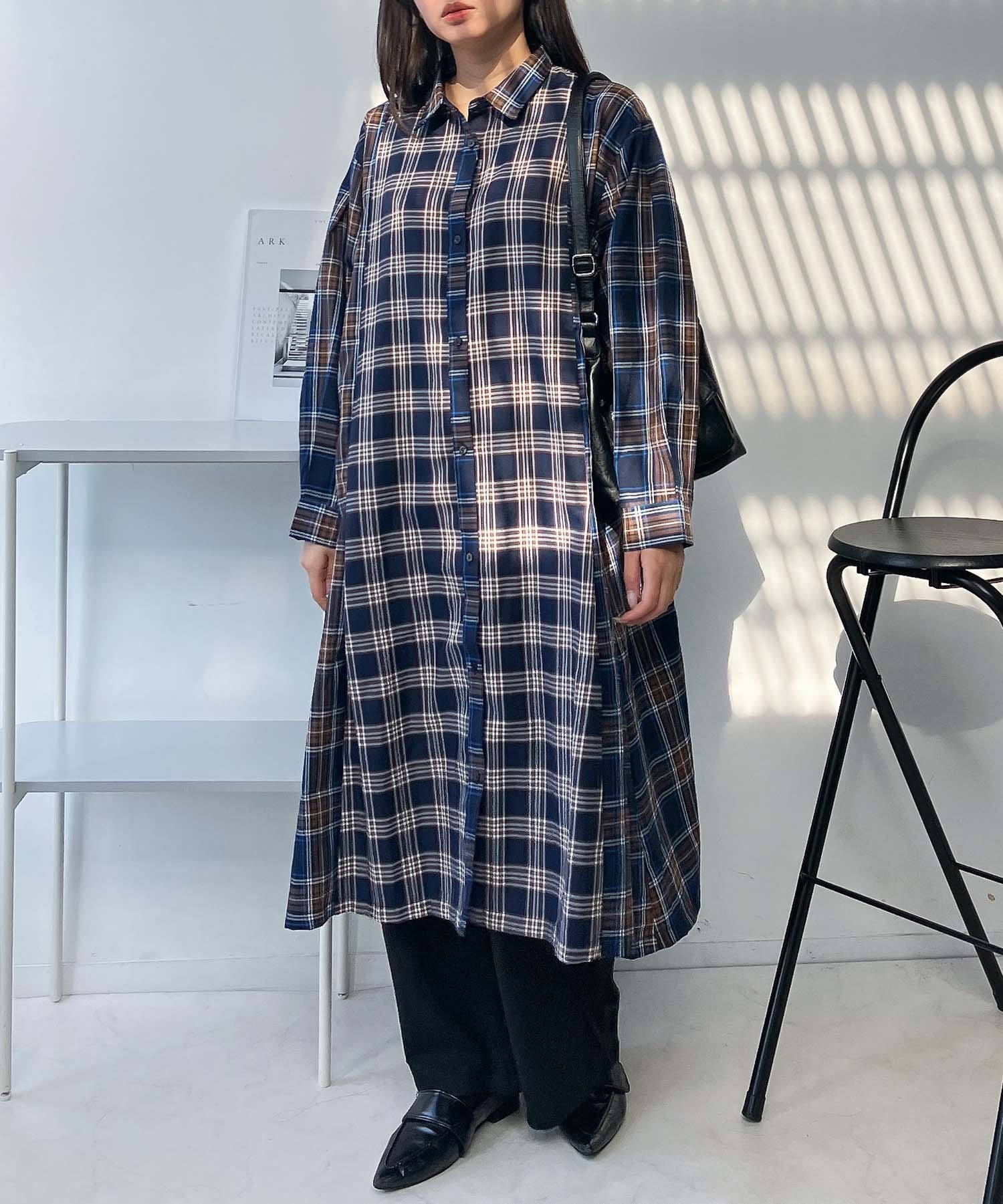 【アズノウアズ プラス/AS KNOW AS plus】の♪パネルタックミックスワンピ-ス インテリア・キッズ・メンズ・レディースファッション・服の通販 founy(ファニー) 　ファッション　Fashion　レディースファッション　Fashion for Women　ワンピース　Dresses　コーデュロイ　Corduroy, Cord Fabric　シャツワンピ　Shirt Dress, Shirt One-Piece　チェック　Check, Plaid, Tartan　ドット　Polka Dot, Dot Pattern　フレア　Flare, Flared　ミックス　Mix, Mixed Style　再入荷　Restock / Back in Stock　NVCHKマゼ|ID: prp329100004767838 ipo3291000000034530806