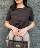 【アニュアンス/anuans】のグロッシーカットトップス 人気、トレンドファッション・服の通販 founy(ファニー) ファッション Fashion レディースファッション Fashion for Women トップス・カットソー Cut & Sew Tops ロング Long, Long-Length 夏 Summer thumbnail BROWN|ID: prp329100004767856 ipo3291000000034531105