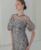 【レジャ/Leja】のLEJA-フラワーディテールパフスリーブIラインワンピースドレス結婚式 人気、トレンドファッション・服の通販 founy(ファニー) ファッション Fashion レディースファッション Fashion for Women ワンピース Dresses フォーマル・パーティードレス・結婚式用ドレス Elegant & Casual Dresses 結婚式 Wedding thumbnail GRAY|ID: prp329100004767868 ipo3291000000034531232