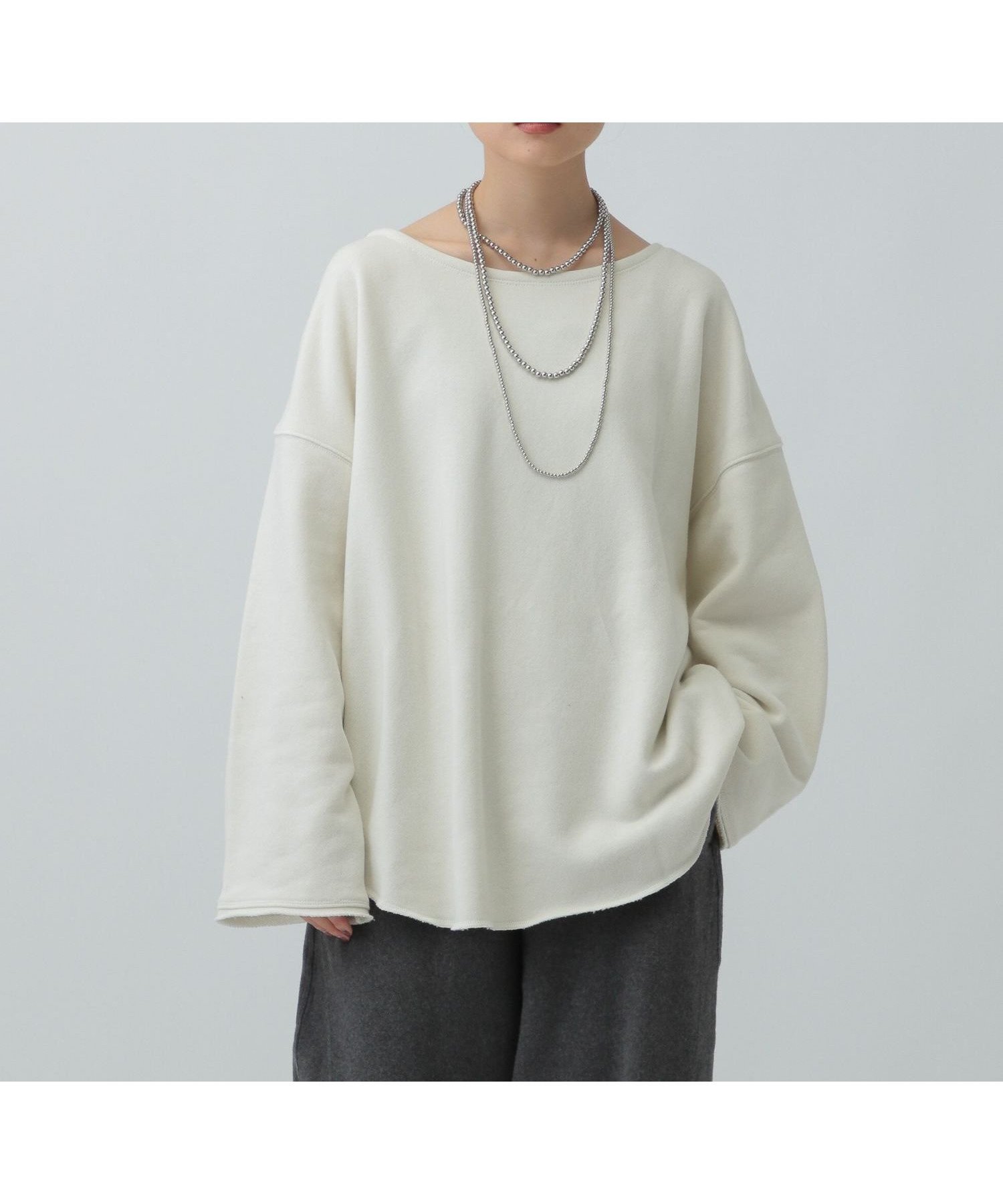 【レプシィム ローリーズファーム/LEPSIM LOWRYS FARM】の裾ラウンド抜け感プルオーバー インテリア・キッズ・メンズ・レディースファッション・服の通販 founy(ファニー) ファッション Fashion レディースファッション Fashion for Women トップス・カットソー Cut & Sew Tops カジュアルプルオーバー・ニットトップス Pullovers & Knit Tops / Casual Pullovers おすすめ Recommended / Our Picks カットオフ Cut-Off Design スラックス Slacks, Dress Pants ラウンド Round, Round Neck ワンショル One Shoulder, Asymmetrical オフホワイト05|ID: prp329100004767907 ipo3291000000034879468