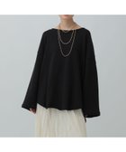 【レプシィム ローリーズファーム/LEPSIM LOWRYS FARM】の裾ラウンド抜け感プルオーバー 人気、トレンドファッション・服の通販 founy(ファニー) ファッション Fashion レディースファッション Fashion for Women トップス・カットソー Cut & Sew Tops カジュアルプルオーバー・ニットトップス Pullovers & Knit Tops / Casual Pullovers おすすめ Recommended / Our Picks カットオフ Cut-Off Design スラックス Slacks, Dress Pants ラウンド Round, Round Neck ワンショル One Shoulder, Asymmetrical thumbnail ブラック09|ID: prp329100004767907 ipo3291000000034879470