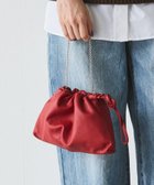 【ラシット/russet】の【20%ポイントバック】レザー巾着4WAYミニショルダーバッグ レッド|ID: prp329100004767918 ipo3291000000034610190