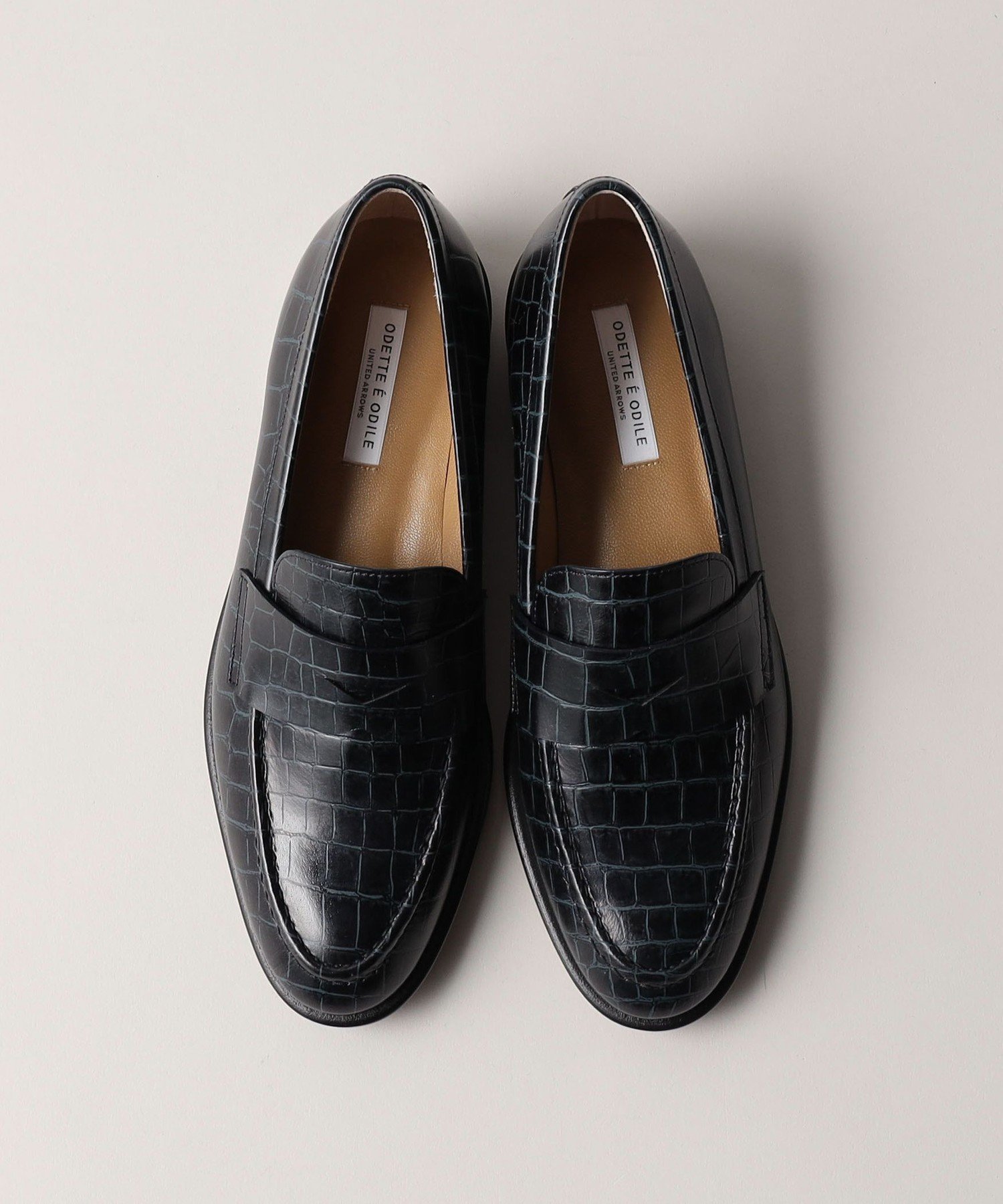 【オデット エ オディール/Odette e Odile】のSLペニーローファー フラット25↓↑ インテリア・キッズ・メンズ・レディースファッション・服の通販 founy(ファニー) 　ファッション　Fashion　レディースファッション　Fashion for Women　シンプル　Simple, Minimal　フラット　Flat, Flat Shoes　NAVY|ID: prp329100004767966 ipo3291000000034532478