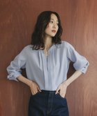 【グローバルワーク/GLOBAL WORK】のキレイつづく2WAYタックブラウス/579493 人気、トレンドファッション・服の通販 founy(ファニー) ファッション Fashion レディースファッション Fashion for Women トップス・カットソー Cut & Sew Tops シャツ・ブラウス・オフィスカジュアル Elegant Blouses & Button-Ups おすすめ Recommended / Our Picks スキッパー Skipper, Open Collar ダウン Down, Puffer デニム Denim, Jeans Material エレガント 上品 Elegant 人気 Popular, Best Seller thumbnail ストライプ82|ID: prp329100004767980 ipo3291000000034532624