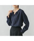 【グローバルワーク/GLOBAL WORK】のキレイつづく2WAYタックブラウス/579493 人気、トレンドファッション・服の通販 founy(ファニー) ファッション Fashion レディースファッション Fashion for Women トップス・カットソー Cut & Sew Tops シャツ・ブラウス・オフィスカジュアル Elegant Blouses & Button-Ups おすすめ Recommended / Our Picks スキッパー Skipper, Open Collar ダウン Down, Puffer デニム Denim, Jeans Material エレガント 上品 Elegant 人気 Popular, Best Seller thumbnail ネイビー88|ID: prp329100004767980 ipo3291000000034532629