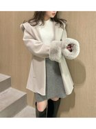 【フレイ アイディー/FRAY I.D】の【WEB限定カラー】ファーリバーミドルコート LBEG[035]|ID: prp329100004767991 ipo3291000000034718942