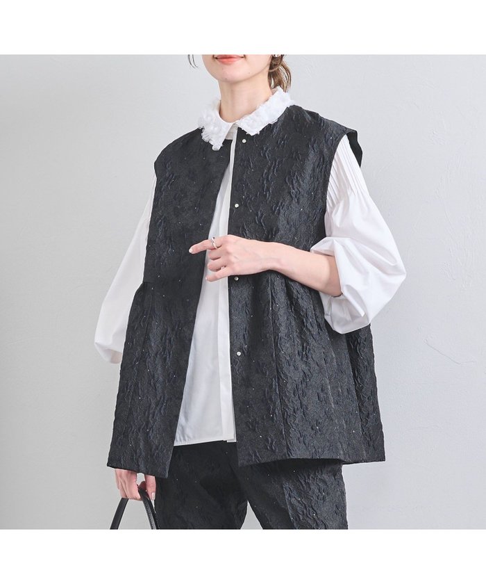 【ユナイテッドアローズ/UNITED ARROWS】のツートーン ジャガード ベスト インテリア・キッズ・メンズ・レディースファッション・服の通販 founy(ファニー) https://founy.com/ ファッション Fashion レディースファッション Fashion for Women アウター Coat / Outerwear Collection トップス・カットソー Cut & Sew Tops ベスト&ジレ / 重ね着スタイル Vests & Gilets アクセサリー Fashion Accessories シルバー Silver, Metallic Silver スリム Slim, Slim Fit セットアップ Set-Up, Coordinated Outfit タイトスカート Pencil Skirt, Tight Skirt ドット Polka Dot, Dot Pattern フロント Front, Front Design ブルゾン Blouson, Bomber Jacket ベスト Vest, Waistcoat ペプラム Peplum, Flared Hem 別注 Limited Edition, Custom Order メタル Metal, Metal Parts アウトレット Outlet / Clearance おすすめ Recommended / Our Picks セレモニー Ceremony |ID: prp329100004768042 ipo3291000000034533338