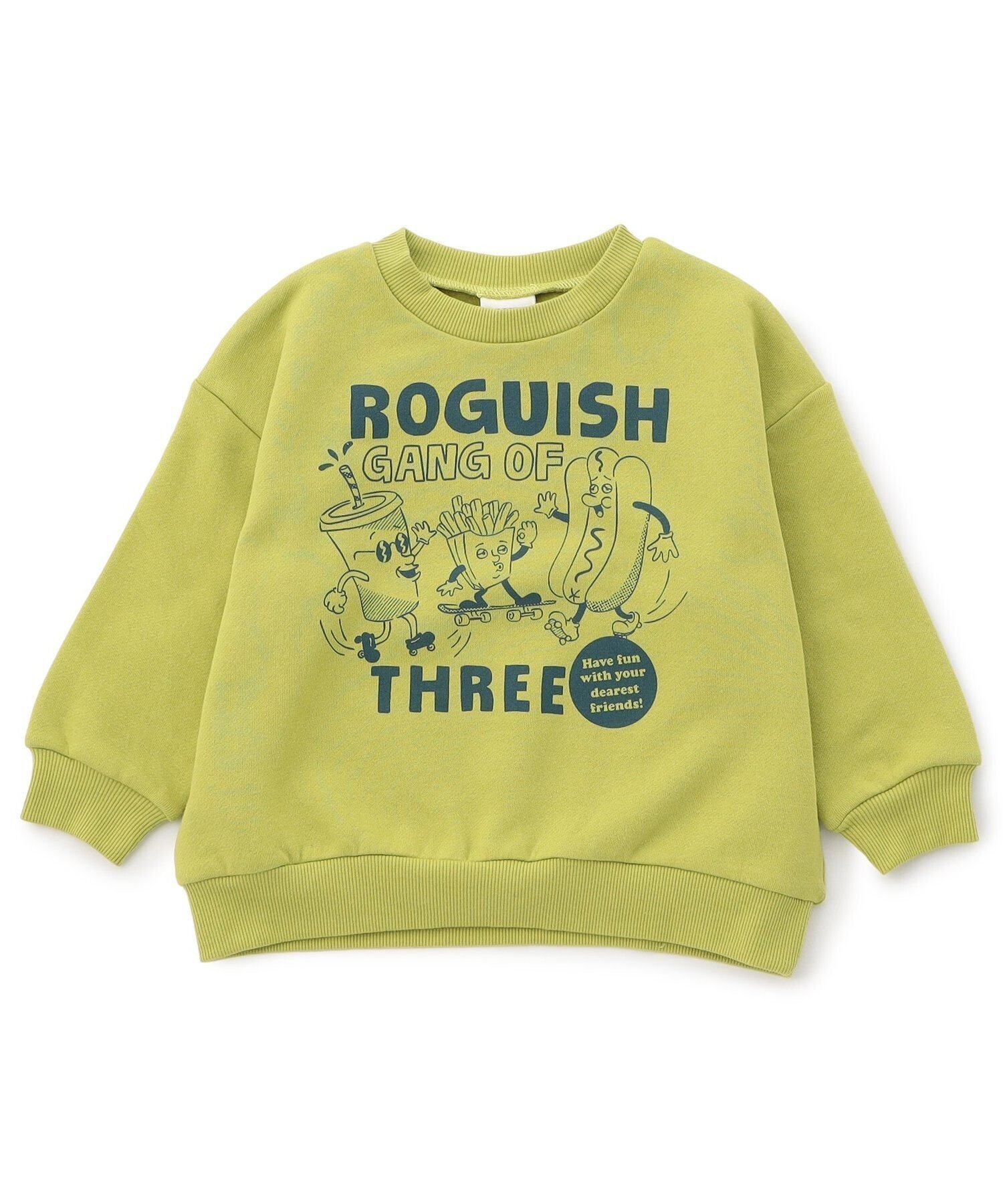 【エフオー オンラインストア/F.O.Online Store / KIDS】のWEB限定 あったか裏起毛バリエーショントレーナー インテリア・キッズ・メンズ・レディースファッション・服の通販 founy(ファニー) ファッション Fashion キッズファッション Fashion for Kids イラスト Illustration ストレート Straight, Straight Cut トレーナー Sweatshirt, Trainer ワイド Wide, Wide Fit 冬 Winter / This Winter おすすめ Recommended / Our Picks ライム|ID: prp329100004768048 ipo3291000000034720344