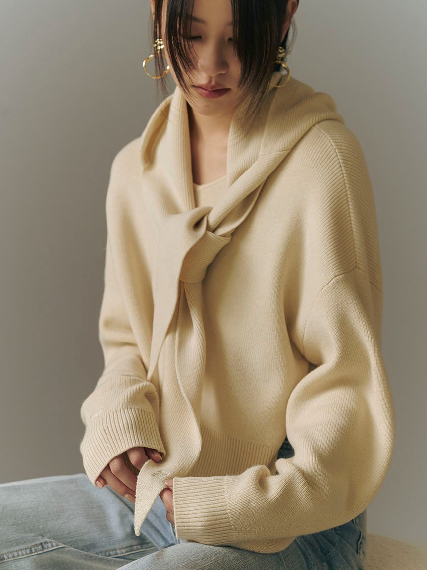 【フレイ アイディー/FRAY I.D】のウォッシャブルカシミヤシルクボートネックニット/ウォッシャブル 人気、トレンドファッション・服の通販 founy(ファニー) 　ファッション　Fashion　レディースファッション　Fashion for Women　トップス・カットソー　Cut & Sew Tops　ニット　Knit Tops & Sweaters　アンサンブル　Ensemble Set　ウォッシャブル　Machine Washable　畦　Ribbed Knit　ショート　Short, Short Length　シルク　Silk, 100% Silk　スマート　Smart, Elegant　スリット　Slit, Slit Detail　セットアップ　Set-Up, Coordinated Outfit　フェミニン　Feminine, Girly　ベーシック　Basic, Essential　マフラー　Scarf, Muffler　おすすめ　Recommended / Our Picks　 other-1|ID: prp329100004768080 ipo3291000000034731190