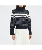 【エポカ/EPOCA】のウールラインボーダー タートルニット 人気、トレンドファッション・服の通販 founy(ファニー) ファッション Fashion レディースファッション Fashion for Women トップス・カットソー Cut & Sew Tops ニット Knit Tops & Sweaters おすすめ Recommended / Our Picks ウォーム Warm Fabric エレガント 上品 Elegant タートル Turtleneck, Turtle Collar テクスチャー Texture, Textured Fabric ボーダー Border, Stripe 冬 Winter / This Winter 畦 Ribbed Knit 秋 Autumn thumbnail ネイビー|ID: prp329100004768083 ipo3291000000034533870