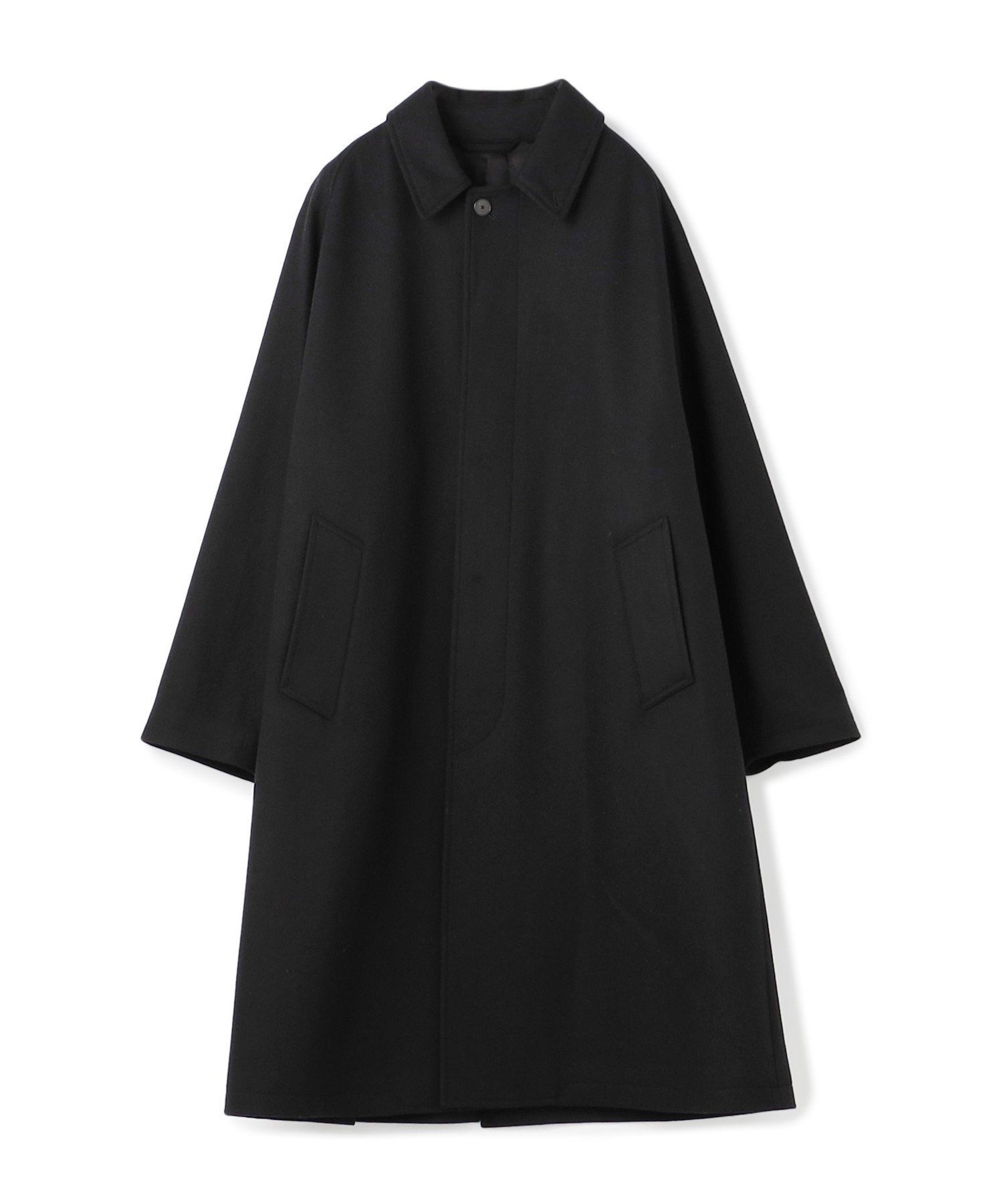 【トゥモローランド/TOMORROWLAND / MEN】のウールナイロン バルカラーコート インテリア・キッズ・メンズ・レディースファッション・服の通販 founy(ファニー) ファッション Fashion メンズファッション Fashion for Men ドレス Dress, One-Piece パターン Pattern, Design Print ポケット Pocket, Pocket Detail メルトン Melton, Heavy Wool モダン Modern, Contemporary リラックス Relax, Relaxed Fit 19 ブラック|ID: prp329100004768099 ipo3291000000034890462