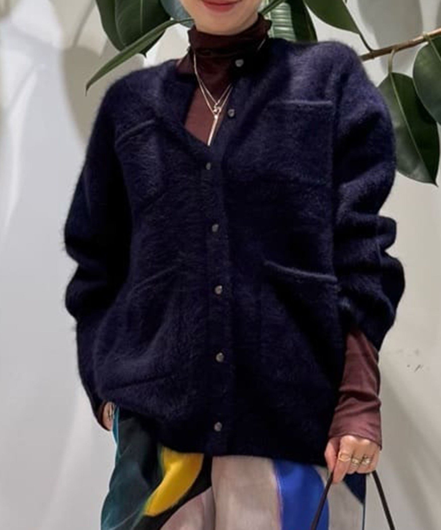 【トゥモローランド/TOMORROWLAND】のフォックスヤク クルーネックカーディガン 人気、トレンドファッション・服の通販 founy(ファニー) ファッション Fashion レディースファッション Fashion for Women トップス・カットソー Cut & Sew Tops カーディガン・羽織り Layered Style Cardigans バランス Balance, Style Balance フォックス Fox, Fox Fur フロント Front, Front Design メタル Metal, Metal Parts リラックス Relax, Relaxed Fit other-1|ID: prp329100004768107 ipo3291000000034882310