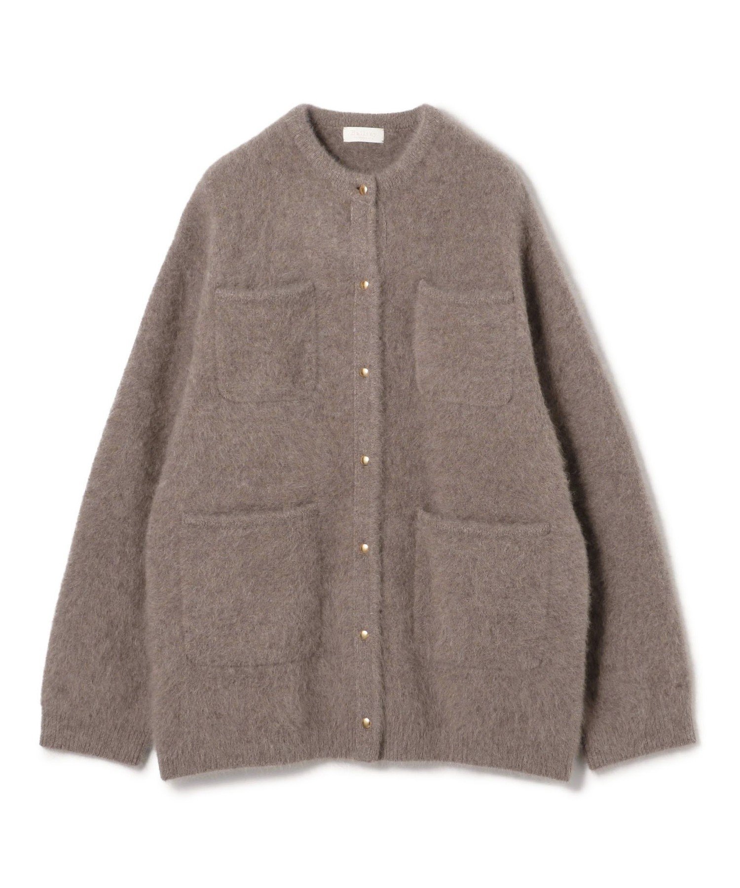 【トゥモローランド/TOMORROWLAND】のフォックスヤク クルーネックカーディガン インテリア・キッズ・メンズ・レディースファッション・服の通販 founy(ファニー) ファッション Fashion レディースファッション Fashion for Women トップス・カットソー Cut & Sew Tops カーディガン・羽織り Layered Style Cardigans バランス Balance, Style Balance フォックス Fox, Fox Fur フロント Front, Front Design メタル Metal, Metal Parts リラックス Relax, Relaxed Fit 45 ベージュ|ID: prp329100004768107 ipo3291000000034882314