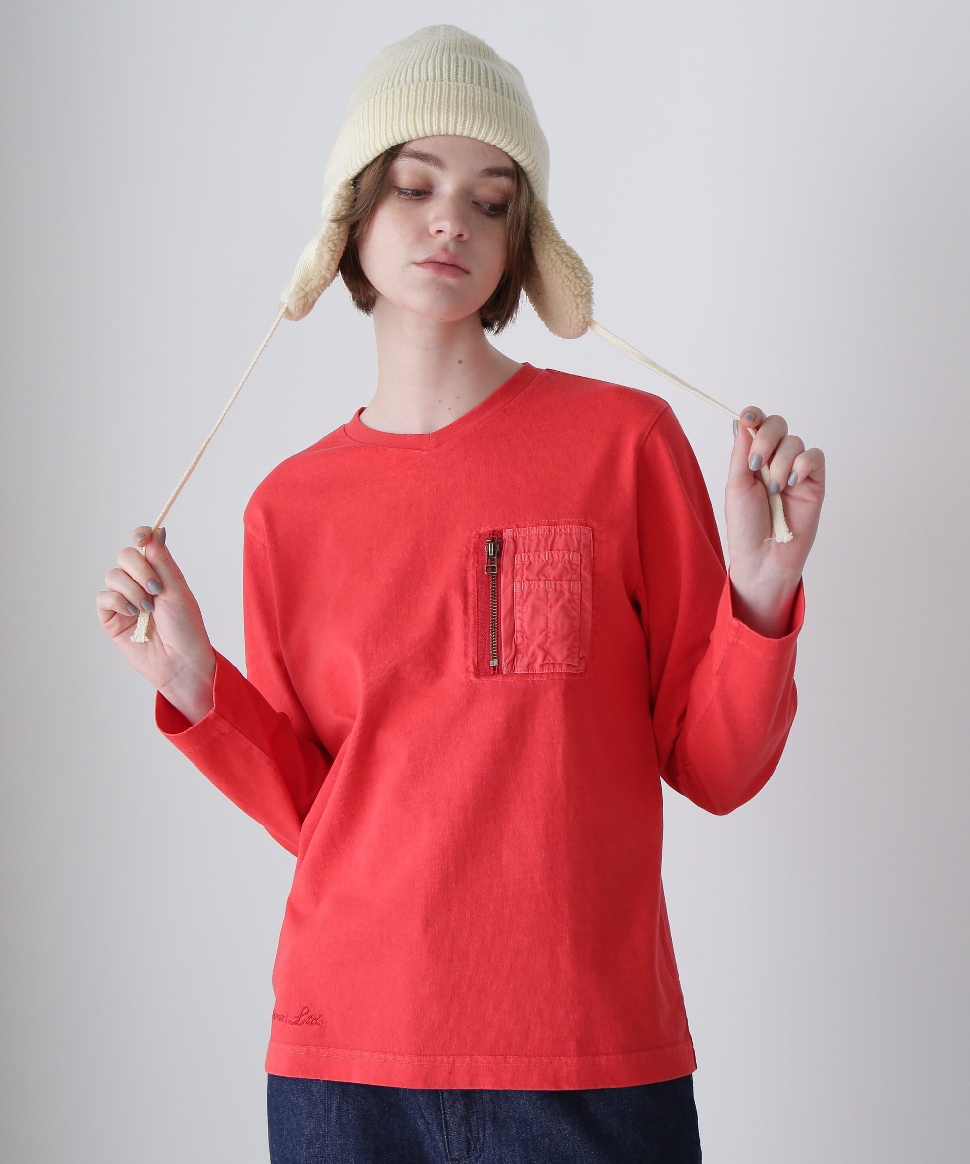 【アヴィレックス/AVIREX】の《直営店限定》L/S FADE WASH MA-1 POCKET/フェイドウォッシュ MA-1 インテリア・キッズ・メンズ・レディースファッション・服の通販 founy(ファニー) 　ファッション　Fashion　レディースファッション　Fashion for Women　アウター　Coat / Outerwear Collection　MA-1ジャケット　MA-1 Bomber Jackets / Flight Jackets　2024年　2024　2024-2025秋冬・A/W　Autumn/Winter 2024–25 AW24–25　冬　Winter / This Winter　おすすめ　Recommended / Our Picks　カーゴパンツ　Cargo Pants, Utility Pants　デニム　Denim, Jeans Material　ポケット　Pocket, Pocket Detail　ミリタリー　Military, Army Style　A/W・秋冬　Autumn/Winter　レッド|ID: prp329100004768129 ipo3291000000034534449