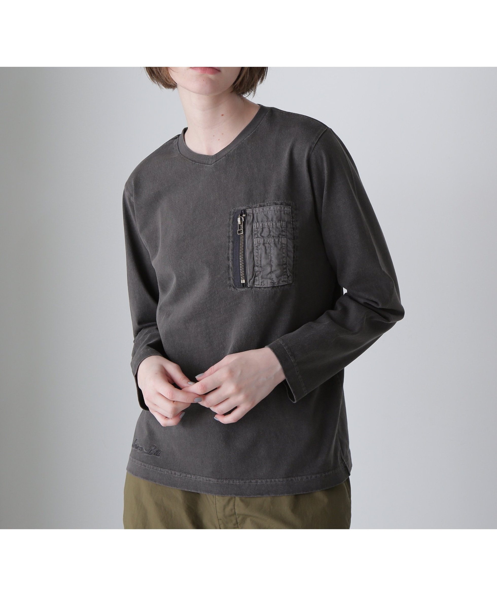 【アヴィレックス/AVIREX】の《直営店限定》L/S FADE WASH MA-1 POCKET/フェイドウォッシュ MA-1 インテリア・キッズ・メンズ・レディースファッション・服の通販 founy(ファニー) 　ファッション　Fashion　レディースファッション　Fashion for Women　アウター　Coat / Outerwear Collection　MA-1ジャケット　MA-1 Bomber Jackets / Flight Jackets　2024年　2024　2024-2025秋冬・A/W　Autumn/Winter 2024–25 AW24–25　冬　Winter / This Winter　おすすめ　Recommended / Our Picks　カーゴパンツ　Cargo Pants, Utility Pants　デニム　Denim, Jeans Material　ポケット　Pocket, Pocket Detail　ミリタリー　Military, Army Style　A/W・秋冬　Autumn/Winter　チャコール|ID: prp329100004768129 ipo3291000000034534450