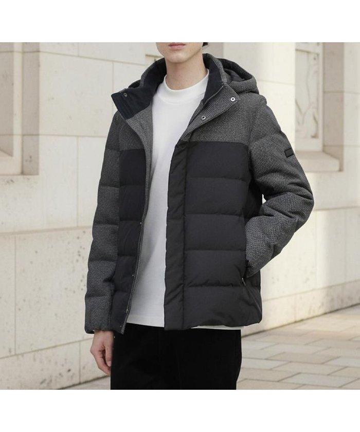 【タケオキクチ/TAKEO KIKUCHI / MEN】のカラーコンビ ダウンブルゾン インテリア・キッズ・メンズ・レディースファッション・服の通販 founy(ファニー) https://founy.com/ ファッション Fashion メンズファッション Fashion for Men インナー Innerwear コンビ Combo, Combination Style シンプル Simple, Minimal スマート Smart, Elegant スラックス Slacks, Dress Pants ダウン Down, Puffer デニム Denim, Jeans Material パターン Pattern, Design Print フォーマル Formal, Dressy ブルゾン Blouson, Bomber Jacket 無地 Plain, Solid Color 冬 Winter / This Winter おすすめ Recommended / Our Picks |ID: prp329100004768189 ipo3291000000034818245