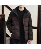 【タケオキクチ/TAKEO KIKUCHI / MEN】のカラーコンビ ダウンブルゾン ブラウン|ID: prp329100004768189 ipo3291000000035158887