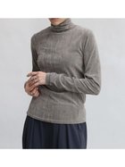 【ラシュッド/LASUD】のフロッキーベロアタートルネックトップス 人気、トレンドファッション・服の通販 founy(ファニー) ファッション Fashion レディースファッション Fashion for Women トップス・カットソー Cut & Sew Tops ベロアトップス Velour Tops / Velvet-Look Items タートルネック・ハイネックトップス Turtlenecks & High-Neck Tops インナー Innerwear ジャケット Jacket, Outerwear バランス Balance, Style Balance フィット Fit, Slim Fit thumbnail グレージュ|ID: prp329100004768490 ipo3291000000034816139