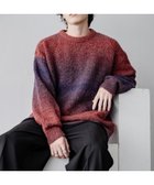 【ロッキーモンロー/Rocky Monroe】のブークレー段染めグラデーションボーダー柄オーバーサイズクルーニット 人気、トレンドファッション・服の通販 founy(ファニー) ファッション Fashion レディースファッション Fashion for Women トップス・カットソー Cut & Sew Tops ニット Knit Tops & Sweaters イエロー Yellow インナー Innerwear カットソー Cut and Sewn Top グラデーション Gradient, Ombre ハイネック High Neck, Mock Neck バランス Balance, Style Balance ボーダー Border, Stripe メンズ Men's, Menswear リラックス Relax, Relaxed Fit ワイド Wide, Wide Fit 再入荷 Restock / Back in Stock おすすめ Recommended / Our Picks エレガント 上品 Elegant 2025年 2025 2025-2026秋冬・A/W Autumn/Winter 2025–26 AW25–26 thumbnail レッド|ID: prp329100004768493 ipo3291000000034601508