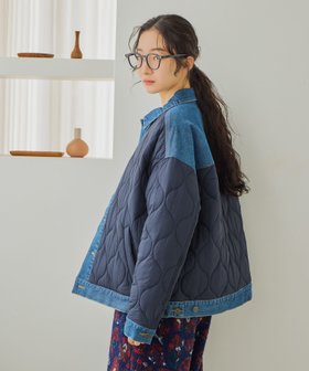 【ニコアンド/niko and】のデニムキルトドッキングジャケット 人気、トレンドファッション・服の通販 founy(ファニー) ファッション Fashion レディースファッション Fashion for Women アウター Coat / Outerwear Collection レディースジャケット・軽アウター Jackets おすすめ Recommended / Our Picks キルティング Quilted, Quilting キルト Quilt, Quilted Fabric ジャケット Jacket, Outerwear デニム Denim, Jeans Material ドッキング Docking, Mixed Material 冬 Winter / This Winter 定番 Standard, Basic Item |ID:prp329100004768507