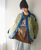 【ニコアンド/niko and】のデニムキルトドッキングジャケット 人気、トレンドファッション・服の通販 founy(ファニー) ファッション Fashion レディースファッション Fashion for Women アウター Coat / Outerwear Collection レディースジャケット・軽アウター Jackets おすすめ Recommended / Our Picks キルティング Quilted, Quilting キルト Quilt, Quilted Fabric ジャケット Jacket, Outerwear デニム Denim, Jeans Material ドッキング Docking, Mixed Material 冬 Winter / This Winter 定番 Standard, Basic Item thumbnail カーキ|ID: prp329100004768507 ipo3291000000034769322