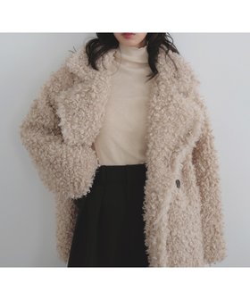 【リアン/Lian】のプードルファーテーラードコート 人気、トレンドファッション・服の通販 founy(ファニー) ファッション Fashion レディースファッション Fashion for Women アウター Coat / Outerwear Collection コート・ロングコート・ピーコート Long Coats, Peacoats & More |ID:prp329100004768526