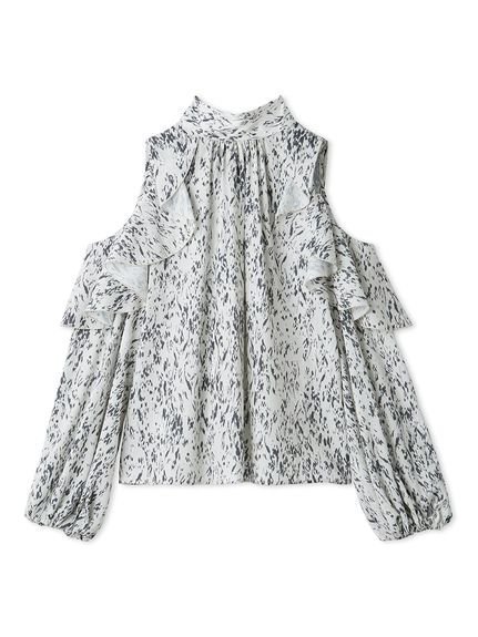 【フレイ アイディー/FRAY I.D】の【限定カラー】2wayショルダーフリルボウタイブラウス インテリア・キッズ・メンズ・レディースファッション・服の通販 founy(ファニー) 　ファッション　Fashion　レディースファッション　Fashion for Women　トップス・カットソー　Cut & Sew Tops　シャツ・ブラウス・オフィスカジュアル　Elegant Blouses & Button-Ups　ショルダー　Shoulder, Shoulder Strap　スリーブ　Sleeve, Long Sleeve / Short Sleeve　ハイネック　High Neck, Mock Neck　フィット　Fit, Slim Fit　フェミニン　Feminine, Girly　フリル　Frill, Ruffle　エレガント 上品　Elegant　MIX[930]|ID: prp329100004768539 ipo3291000000034537772