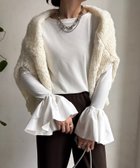 【ドゥドゥ/DouDou】のバルーンカフリブトップス 人気、トレンドファッション・服の通販 founy(ファニー) ファッション Fashion レディースファッション Fashion for Women トップス・カットソー Cut & Sew Tops シンプル Simple, Minimal スマート Smart, Elegant 雑誌 Magazine, Fashion Magazine トレンド Trend, Trending Now バランス Balance, Style Balance フィット Fit, Slim Fit ベーシック Basic, Essential A/W・秋冬 Autumn/Winter 冬 Winter / This Winter 再入荷 Restock / Back in Stock 2025年 2025 2025-2026秋冬・A/W Autumn/Winter 2025–26 AW25–26 thumbnail オフホワイト|ID: prp329100004768540 ipo3291000000034907767