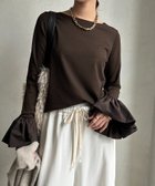 【ドゥドゥ/DouDou】のバルーンカフリブトップス 人気、トレンドファッション・服の通販 founy(ファニー) ファッション Fashion レディースファッション Fashion for Women トップス・カットソー Cut & Sew Tops シンプル Simple, Minimal スマート Smart, Elegant 雑誌 Magazine, Fashion Magazine トレンド Trend, Trending Now バランス Balance, Style Balance フィット Fit, Slim Fit ベーシック Basic, Essential A/W・秋冬 Autumn/Winter 冬 Winter / This Winter 再入荷 Restock / Back in Stock 2025年 2025 2025-2026秋冬・A/W Autumn/Winter 2025–26 AW25–26 thumbnail ブラウン|ID: prp329100004768540 ipo3291000000034907768