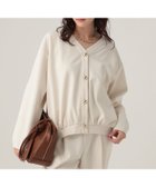 【エルーラ/Elura】のサマ見えあったかVネックプルオーバー/593426 ホワイト02|ID: prp329100004768541 ipo3291000000035084967