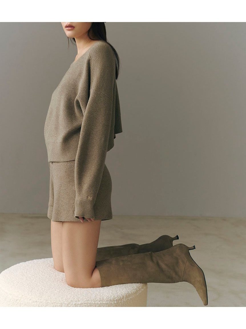 【フレイ アイディー/FRAY I.D】のウォッシャブルカシミヤシルクニットショートパンツ/ウォッシャブル インテリア・キッズ・メンズ・レディースファッション・服の通販 founy(ファニー) 　ファッション　Fashion　レディースファッション　Fashion for Women　パンツ　Pants & Trousers　ショートパンツ・ハーフパンツ　High-Waisted & Relaxed Shorts　アンサンブル　Ensemble Set　インナー　Innerwear　ウォッシャブル　Machine Washable　畦　Ribbed Knit　ショート　Short, Short Length　シルク　Silk, 100% Silk　スマート　Smart, Elegant　タイツ　Tights, Legwear　バランス　Balance, Style Balance　フェミニン　Feminine, Girly　フォルム　Silhouette, Form　マフラー　Scarf, Muffler　モダン　Modern, Contemporary　ワイド　Wide, Wide Fit　おすすめ　Recommended / Our Picks　エレガント 上品　Elegant　MOC[056]|ID: prp329100004768589 ipo3291000000034538107