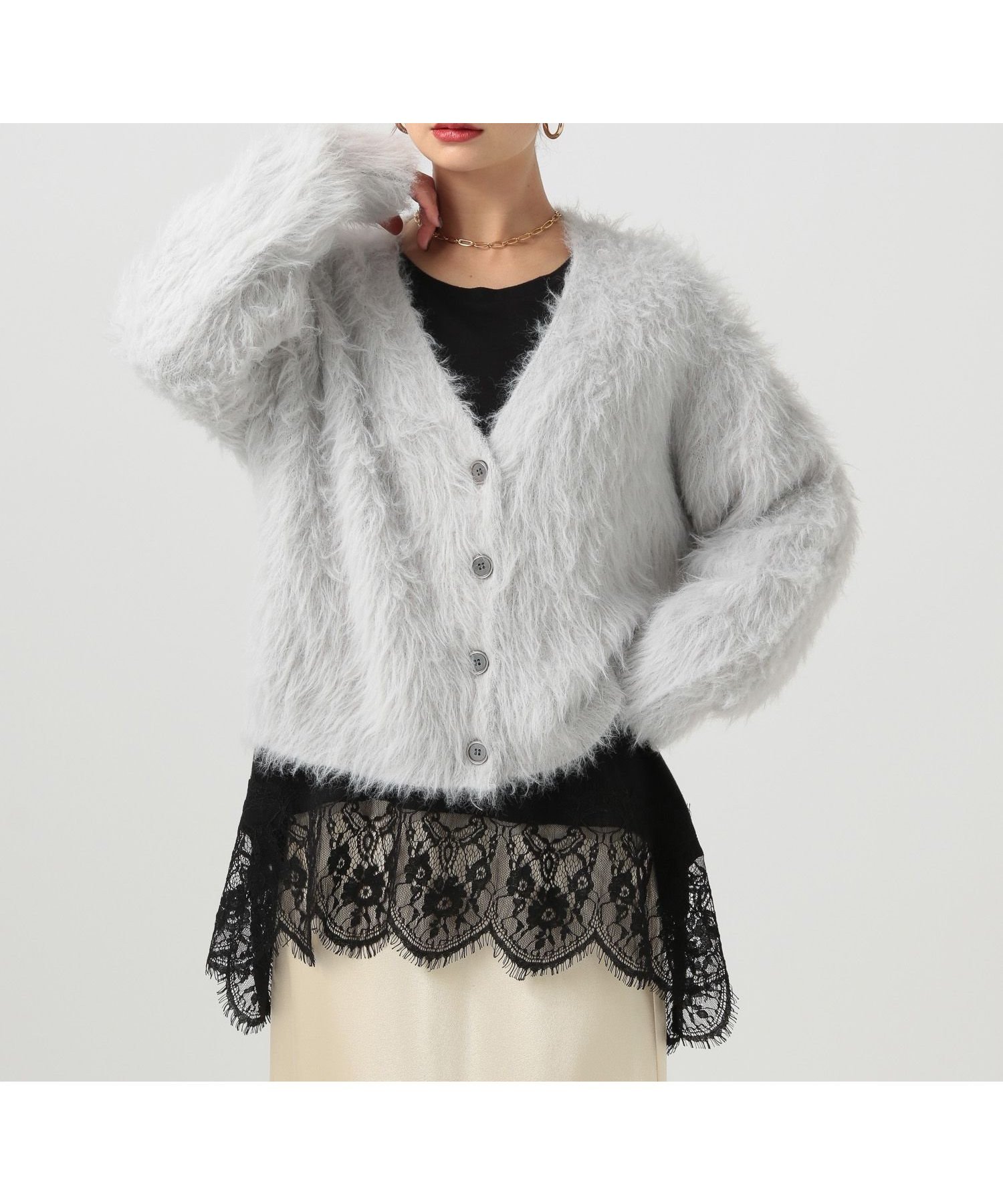 【ベイフロー/BAYFLOW】のレイヤードスタイルに レースコンビインナー 人気、トレンドファッション・服の通販 founy(ファニー) ファッション Fashion レディースファッション Fashion for Women おすすめ Recommended / Our Picks カーディガン Cardigan, Knitwear トレンド Trend, Trending Now ドッキング Docking, Mixed Material レース Lace, Lace Fabric 羽織 Haori, Light Jacket other-1|ID: prp329100004768591 ipo3291000000034822369