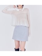 【フレイ アイディー/FRAY I.D】のウールシャギーミニスカート 人気、トレンドファッション・服の通販 founy(ファニー) ファッション Fashion レディースファッション Fashion for Women スカート Skirts ミニスカート Mini Skirts ジャケット Jacket, Outerwear スタイリッシュ Stylish, Fashionable スマート Smart, Elegant セットアップ Set-Up, Coordinated Outfit フェミニン Feminine, Girly ミックス Mix, Mixed Style ミニスカート Mini Skirt, Short Skirt 台形 A-Line, Trapezoid Shape 軽量 Lightweight, Ultra Light thumbnail LBLU[081]|ID: prp329100004768607 ipo3291000000034538299