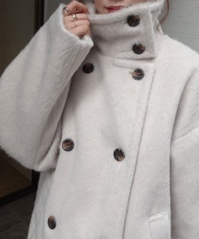 【コーナーズ/CORNERS】のシャギースタンドカラーコート 人気、トレンドファッション・服の通販 founy(ファニー) ファッション Fashion レディースファッション Fashion for Women アウター Coat / Outerwear Collection コート・ロングコート・ピーコート Long Coats, Peacoats & More シンプル Simple, Minimal スタンド Stand Collar, Upright Stand 定番 Standard, Basic Item エレガント 上品 Elegant ビジネス 仕事 通勤 Business / Work / Commuting |ID:prp329100004768629