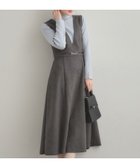 【クチュール ブローチ/Couture Brooch】のスエード調ダンボールビット付きジャンスカ 人気、トレンドファッション・服の通販 founy(ファニー) ファッション Fashion レディースファッション Fashion for Women ストレッチ Stretch, Stretchy Fabric スマート Smart, Elegant ワンポイント One Point, Statement Accent 定番 Standard, Basic Item thumbnail チャコールグレー|ID: prp329100004768659 ipo3291000000034538897