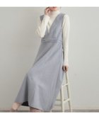 【クチュール ブローチ/Couture Brooch】のスエード調ダンボールビット付きジャンスカ 人気、トレンドファッション・服の通販 founy(ファニー) ファッション Fashion レディースファッション Fashion for Women ストレッチ Stretch, Stretchy Fabric スマート Smart, Elegant ワンポイント One Point, Statement Accent 定番 Standard, Basic Item thumbnail サックスブルー|ID: prp329100004768659 ipo3291000000034538899