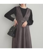 【クチュール ブローチ/Couture Brooch】の【S-LL/通勤】ビット付き スエード調ダンボールジャンスカ 人気、トレンドファッション・服の通販 founy(ファニー) ファッション Fashion レディースファッション Fashion for Women 2025年 2025 2025-2026秋冬・A/W Autumn/Winter 2025–26 AW25–26 なめらか Smooth, Silky Texture ストレッチ Stretch, Stretchy Fabric スマート Smart, Elegant ワンポイント One Point, Statement Accent エレガント 上品 Elegant 定番 Standard, Basic Item ビジネス 仕事 通勤 Business / Work / Commuting thumbnail チャコールグレー|ID: prp329100004768659 ipo3291000000034950876