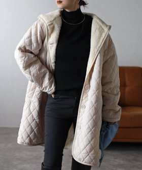 【リラクロ/relaclo】のmitis/裏ボアキルティングコート 人気、トレンドファッション・服の通販 founy(ファニー) ファッション Fashion レディースファッション Fashion for Women アウター Coat / Outerwear Collection コート・ロングコート・ピーコート Long Coats, Peacoats & More キルティング Quilted, Quilting ミドル Middle Length, Mid Height 冬 Winter / This Winter |ID:prp329100004768660