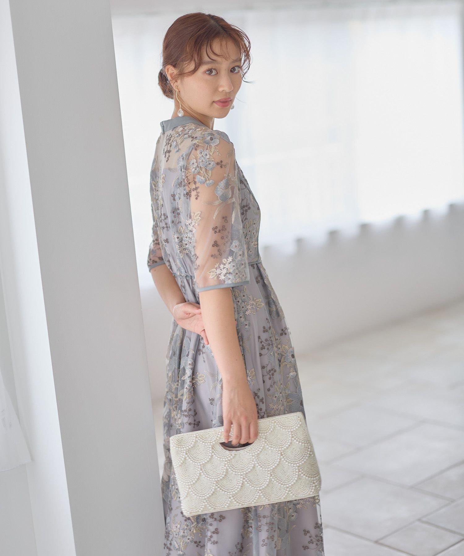 【アンデミュウ/Andemiu】のフラワーシシュウドレス インテリア・キッズ・メンズ・レディースファッション・服の通販 founy(ファニー) ファッション Fashion レディースファッション Fashion for Women ワンピース Dresses フォーマル・パーティードレス・結婚式用ドレス Elegant & Casual Dresses おすすめ Recommended / Our Picks インナー Innerwear ドレス Dress, One-Piece 結婚式 Wedding ブルー|ID: prp329100004768662 ipo3291000000034538915