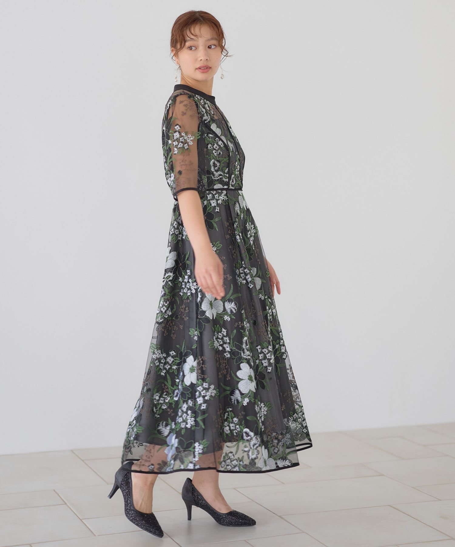 【アンデミュウ/Andemiu】のフラワーシシュウドレス インテリア・キッズ・メンズ・レディースファッション・服の通販 founy(ファニー) ファッション Fashion レディースファッション Fashion for Women ワンピース Dresses フォーマル・パーティードレス・結婚式用ドレス Elegant & Casual Dresses おすすめ Recommended / Our Picks インナー Innerwear ドレス Dress, One-Piece 結婚式 Wedding ブラック|ID: prp329100004768662 ipo3291000000034538917