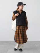 【テチチ/Te chichi】のアソート起毛シャツワンピース マスタード|ID: prp329100004768665 ipo3291000000034698752