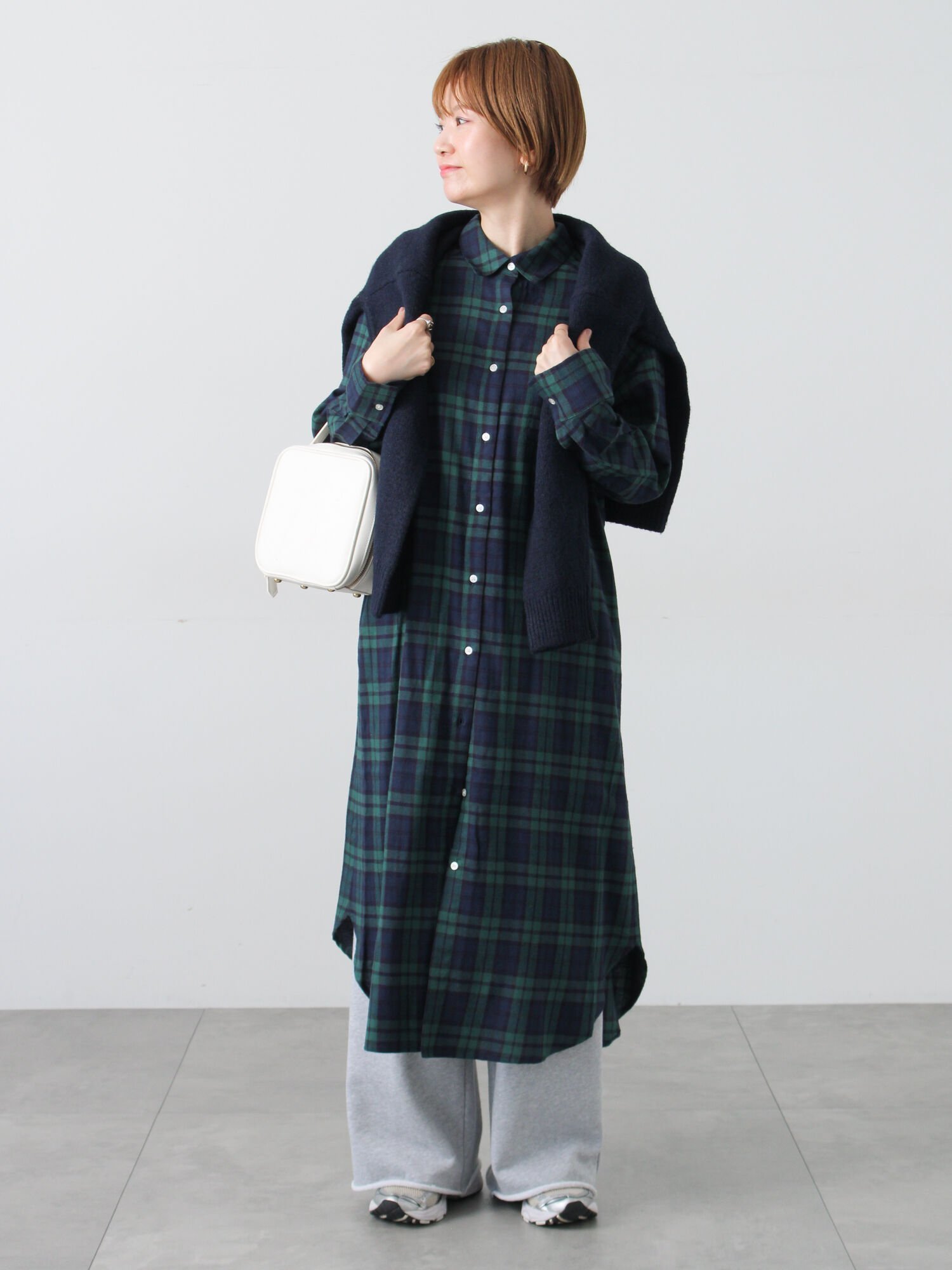 【テチチ/Te chichi】のアソート起毛シャツワンピース インテリア・キッズ・メンズ・レディースファッション・服の通販 founy(ファニー) ファッション Fashion レディースファッション Fashion for Women ワンピース Dresses シャツワンピース / 1枚で着映えコーデ Shirt Dresses シンプル Simple, Minimal リラックス Relax, Relaxed Fit ネイビー|ID: prp329100004768665 ipo3291000000034698753