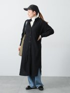 【テチチ/Te chichi】のアソート起毛シャツワンピース ブラック|ID: prp329100004768665 ipo3291000000034698754