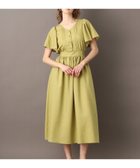 【ドレステリア/DRESSTERIOR】の【袖コンシャス/洗える/ウエストゴム】フレアスリーブウエストシャーリングワンピース グリーン|ID: prp329100004768671 ipo3291000000034588306