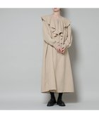 【ナノ ユニバース/nano universe】の取り外し可能ラッフルカラー付きピーチフレアワンピース 人気、トレンドファッション・服の通販 founy(ファニー) ファッション Fashion レディースファッション Fashion for Women ワンピース Dresses カーディガン Cardigan, Knitwear シャーリング Shirring, Ruched トレンド Trend, Trending Now ピーチ Peach, Soft Touch フェミニン Feminine, Girly フレア Flare, Flared アウトレット Outlet / Clearance エレガント 上品 Elegant 2025年 2025 2025-2026秋冬・A/W Autumn/Winter 2025–26 AW25–26 thumbnail ベージュ|ID: prp329100004768673 ipo3291000000034538976