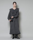 【ナノ ユニバース/nano universe】の取り外し可能ラッフルカラー付きピーチフレアワンピース 人気、トレンドファッション・服の通販 founy(ファニー) ファッション Fashion レディースファッション Fashion for Women ワンピース Dresses カーディガン Cardigan, Knitwear シャーリング Shirring, Ruched トレンド Trend, Trending Now ピーチ Peach, Soft Touch フェミニン Feminine, Girly フレア Flare, Flared アウトレット Outlet / Clearance エレガント 上品 Elegant 2025年 2025 2025-2026秋冬・A/W Autumn/Winter 2025–26 AW25–26 thumbnail グレー|ID: prp329100004768673 ipo3291000000034538977