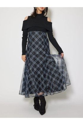 【リエンダ/rienda】のドッキングオフショルニットフレアワンピース 人気、トレンドファッション・服の通販 founy(ファニー) ファッション Fashion レディースファッション Fashion for Women ワンピース Dresses インナー Innerwear エレガント 上品 Elegant コンパクト Compact, Small Size シェイプ Shape, Slim Fit ショート Short, Short Length チュール Tulip, Tulip Motif ドッキング Docking, Mixed Material ハイネック High Neck, Mock Neck フレア Flare, Flared ミュール Mule, Backless Shoes リブニット Rib Knit, Ribbed Knit レース Lace, Lace Fabric ロマンティック Romantic, Feminine Style ロング Long, Long-Length 再入荷 Restock / Back in Stock おすすめ Recommended / Our Picks |ID:prp329100004768679